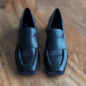 Vagabond Women's Black Leather Loafers 36 US 5.5/6 Classic Dressy